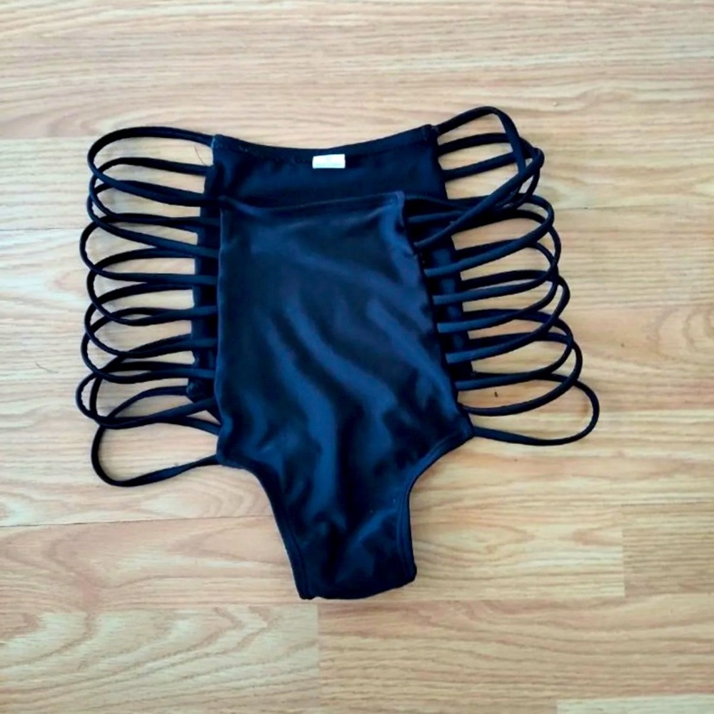 Small black bikini bottoms